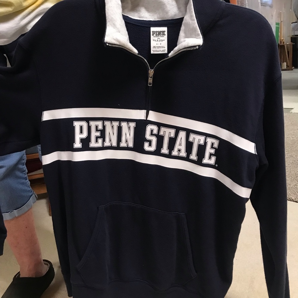 Navy Blue Penn State Quarter Zip Long Sleeve